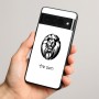 כיסוי בעיצוב אישי עם השם שלך לדגם - Google Pixel 8 Pro 5G בעיצוב פני אריה