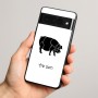 כיסוי בעיצוב אישי עם השם שלך לדגם - Google Pixel 8 Pro 5G בעיצוב חזיר