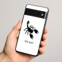 כיסוי בעיצוב אישי עם השם שלך לדגם - Google Pixel 8 Pro 5G בעיצוב עקרב