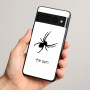 כיסוי בעיצוב אישי עם השם שלך לדגם - Google Pixel 8 Pro 5G בעיצוב עכביש