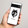 כיסוי בעיצוב אישי עם השם שלך לדגם - Google Pixel 8 Pro 5G בעיצוב זאב