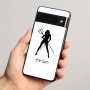 כיסוי בעיצוב אישי עם השם שלך לדגם - Google Pixel 8 Pro 5G בעיצוב אישה שטן