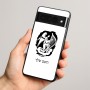 כיסוי בעיצוב אישי עם השם שלך לדגם - Google Pixel 8 Pro 5G בעיצוב אנג'ל מוזיקלי