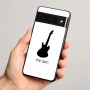 כיסוי בעיצוב אישי עם השם שלך לדגם - Google Pixel 8 Pro 5G בעיצוב גיטרה