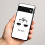 כיסוי בעיצוב אישי עם השם שלך לדגם - Google Pixel 8 Pro 5G בעיצוב מזלות - מאזניים