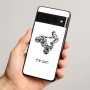 כיסוי בעיצוב אישי עם השם שלך לדגם - Google Pixel 8 Pro 5G בעיצוב רוכב טרקטורונים