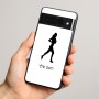 כיסוי בעיצוב אישי עם השם שלך לדגם - Google Pixel 8 Pro 5G בעיצוב רץ רץ אישה