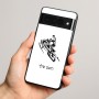 כיסוי בעיצוב אישי עם השם שלך לדגם - Google Pixel 8 Pro 5G בעיצוב אופנוע שלג