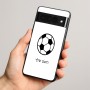 כיסוי בעיצוב אישי עם השם שלך לדגם - Google Pixel 8 Pro 5G בעיצוב כדורגל כדור כדורגל