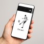 כיסוי בעיצוב אישי עם השם שלך לדגם - Google Pixel 8 Pro 5G בעיצוב שחקן כדורגל