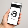 כיסוי בעיצוב אישי עם השם שלך לדגם - Google Pixel 8 Pro 5G בעיצוב אנרכיה