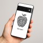 כיסוי בעיצוב אישי עם השם שלך לדגם - Google Pixel 8 Pro 5G בעיצוב הדפס תפוח