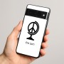 כיסוי בעיצוב אישי עם השם שלך לדגם - Google Pixel 8 Pro 5G בעיצוב גלובוסי שלום