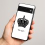 כיסוי בעיצוב אישי עם השם שלך לדגם - Google Pixel 8 Pro 5G בעיצוב כתר מלכותי