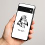 כיסוי בעיצוב אישי עם השם שלך לדגם - Google Pixel 8 Pro 5G בעיצוב סנטה קלאוס