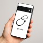 כיסוי בעיצוב אישי עם השם שלך לדגם - Google Pixel 8 Pro 5G בעיצוב סטטוסקופ רופא