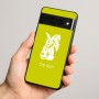 כיסוי בעיצוב אישי עם השם שלך לדגם - Google Pixel 8 Pro 5G בעיצוב ארנב מחזיק גזר