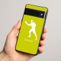 כיסוי בעיצוב אישי עם השם שלך לדגם - Google Pixel 8 Pro 5G בעיצוב שחקן פינג פונג