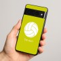 כיסוי בעיצוב אישי עם השם שלך לדגם - Google Pixel 8 Pro 5G בעיצוב כדור כדורעף