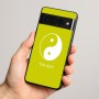 כיסוי בעיצוב אישי עם השם שלך לדגם - Google Pixel 8 Pro 5G בעיצוב סמל יינג יאנג
