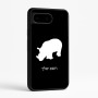 כיסוי בעיצוב אישי עם השם שלך לדגם - Google Pixel 9 5G בעיצוב קרנף