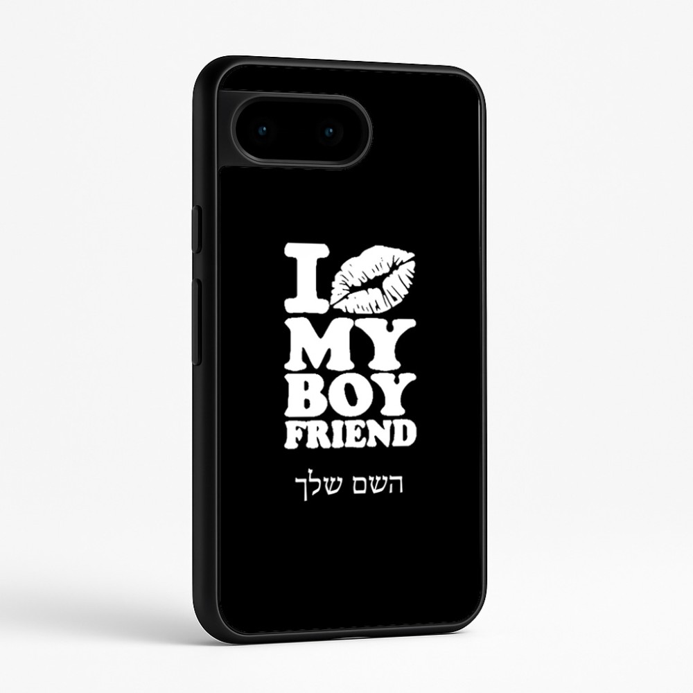 כיסוי בעיצוב אישי עם השם שלך לדגם - Google Pixel 9 5G בעיצוב נשקי את חבר שלי