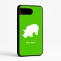 כיסוי בעיצוב אישי עם השם שלך לדגם - Google Pixel 9 5G בעיצוב קרנף