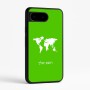כיסוי בעיצוב אישי עם השם שלך לדגם - Google Pixel 9 5G בעיצוב מפת העולם