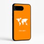 כיסוי בעיצוב אישי עם השם שלך לדגם - Google Pixel 9 5G בעיצוב מפת העולם