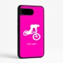 כיסוי בעיצוב אישי עם השם שלך לדגם - Google Pixel 9 5G בעיצוב רוכב אופניים