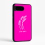 כיסוי בעיצוב אישי עם השם שלך לדגם - Google Pixel 9 5G בעיצוב חיטה גלית זהב