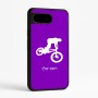 כיסוי בעיצוב אישי עם השם שלך לדגם - Google Pixel 9 5G בעיצוב רוכב אופניים