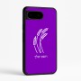 כיסוי בעיצוב אישי עם השם שלך לדגם - Google Pixel 9 5G בעיצוב חיטה גלית זהב
