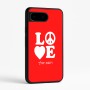 כיסוי בעיצוב אישי עם השם שלך לדגם - Google Pixel 9 5G בעיצוב אהבה