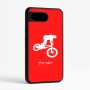 כיסוי בעיצוב אישי עם השם שלך לדגם - Google Pixel 9 5G בעיצוב רוכב אופניים
