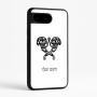 כיסוי בעיצוב אישי עם השם שלך לדגם - Google Pixel 9 5G בעיצוב פרחי קרן