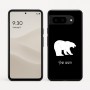 כיסוי בעיצוב אישי עם השם שלך לדגם - Google Pixel 9 5G בעיצוב דוב