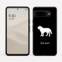 כיסוי בעיצוב אישי עם השם שלך לדגם - Google Pixel 9 5G בעיצוב כלב