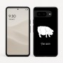 כיסוי בעיצוב אישי עם השם שלך לדגם - Google Pixel 9 5G בעיצוב חזיר