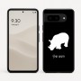 כיסוי בעיצוב אישי עם השם שלך לדגם - Google Pixel 9 5G בעיצוב קרנף