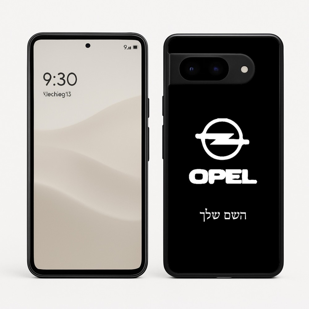 כיסוי בעיצוב אישי עם השם שלך לדגם - Google Pixel 9 5G בעיצוב אופל