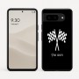 כיסוי בעיצוב אישי עם השם שלך לדגם - Google Pixel 9 5G בעיצוב דגל המירוץ
