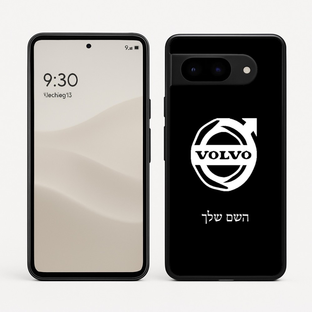 כיסוי בעיצוב אישי עם השם שלך לדגם - Google Pixel 9 5G בעיצוב וולוו