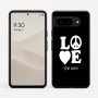 כיסוי בעיצוב אישי עם השם שלך לדגם - Google Pixel 9 5G בעיצוב אהבה
