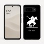 כיסוי בעיצוב אישי עם השם שלך לדגם - Google Pixel 9 5G בעיצוב שחקן פולו - סוס