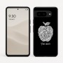כיסוי בעיצוב אישי עם השם שלך לדגם - Google Pixel 9 5G בעיצוב הדפס תפוח