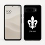 כיסוי בעיצוב אישי עם השם שלך לדגם - Google Pixel 9 5G בעיצוב פרחי פרחים - צרפת
