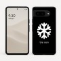 כיסוי בעיצוב אישי עם השם שלך לדגם - Google Pixel 9 5G בעיצוב שלג