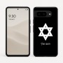 כיסוי בעיצוב אישי עם השם שלך לדגם - Google Pixel 9 5G בעיצוב מגן דוד - מגן דוד - ישראל