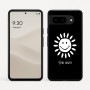כיסוי בעיצוב אישי עם השם שלך לדגם - Google Pixel 9 5G בעיצוב שמש